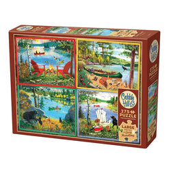 Cabin Country 275 Large Piece Jigsaw Puzzle Cobble Hill (ONLINE ORDER ONLY)