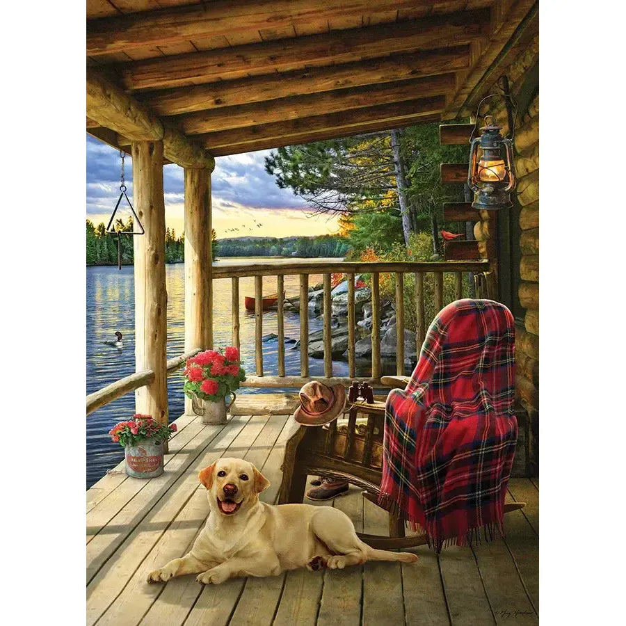 Cabin Porch 1000 Piece Jigsaw Puzzle Cobble Hill (ONLINE ORDER ONLY)