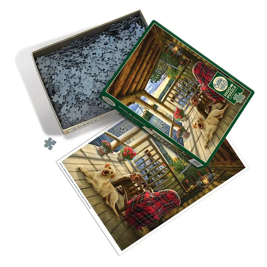 Cabin Porch 1000 Piece Jigsaw Puzzle Cobble Hill (ONLINE ORDER ONLY)