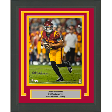 Framed Autographed/Signed Caleb Williams USC Trojans 16x20 College Football Photo Fanatics COA (ONLINE ORDER ONLY)