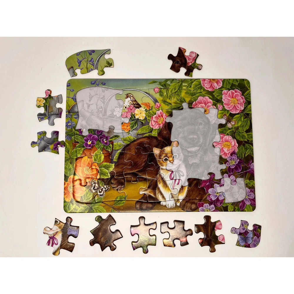 Calico & Chocolate 35 Piece Tray Jigsaw Puzzle Cobble Hill (ONLINE ORDER ONLY)