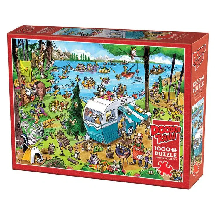 Call of the Wild Doodle Town 1000 Piece Jigsaw Puzzle Cobble Hill (ONLINE ORDER ONLY)
