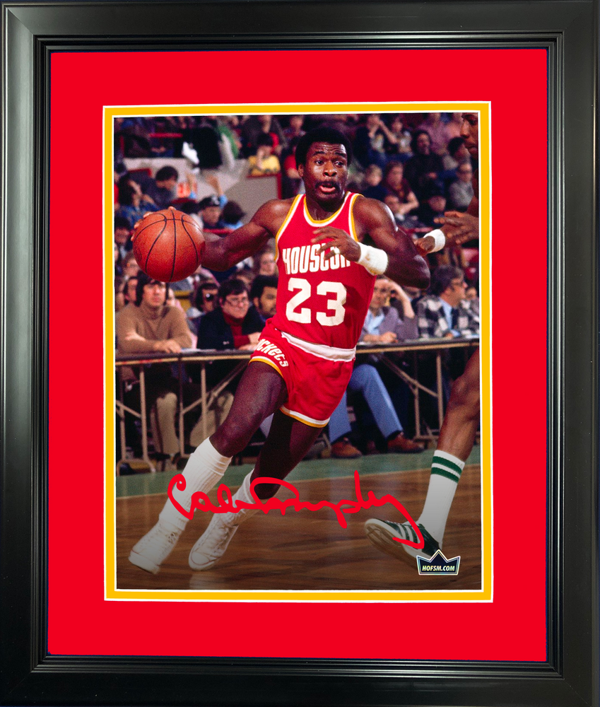 Framed Calvin Murphy Facsimile Laser Engraved Signature Auto 11"x14" Basketball Photo HOFSM Holo (ONLINE ORDER ONLY)