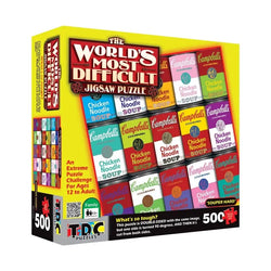 Campbell's Souper Hard 500 Piece Double-Sided Jigsaw Puzzle TDC (ONLINE ORDER ONLY)