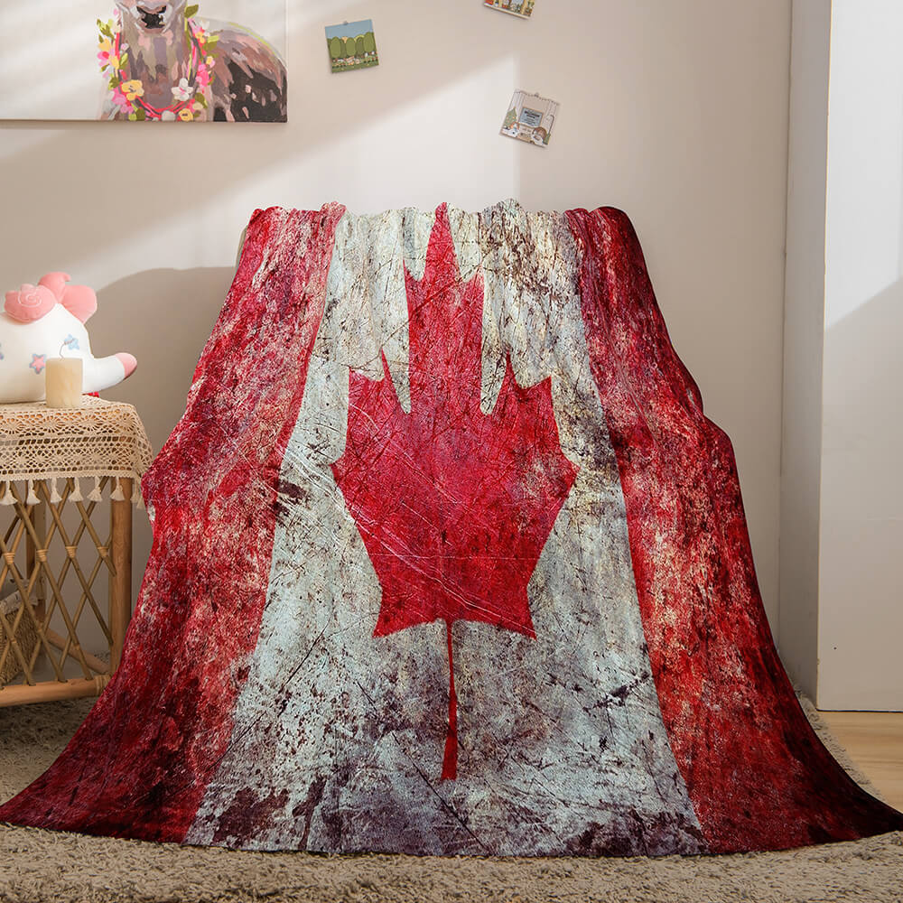 Famous Country National Flag Flannel Fleece Throw Blanket Bedding Sets (Online Order Only)