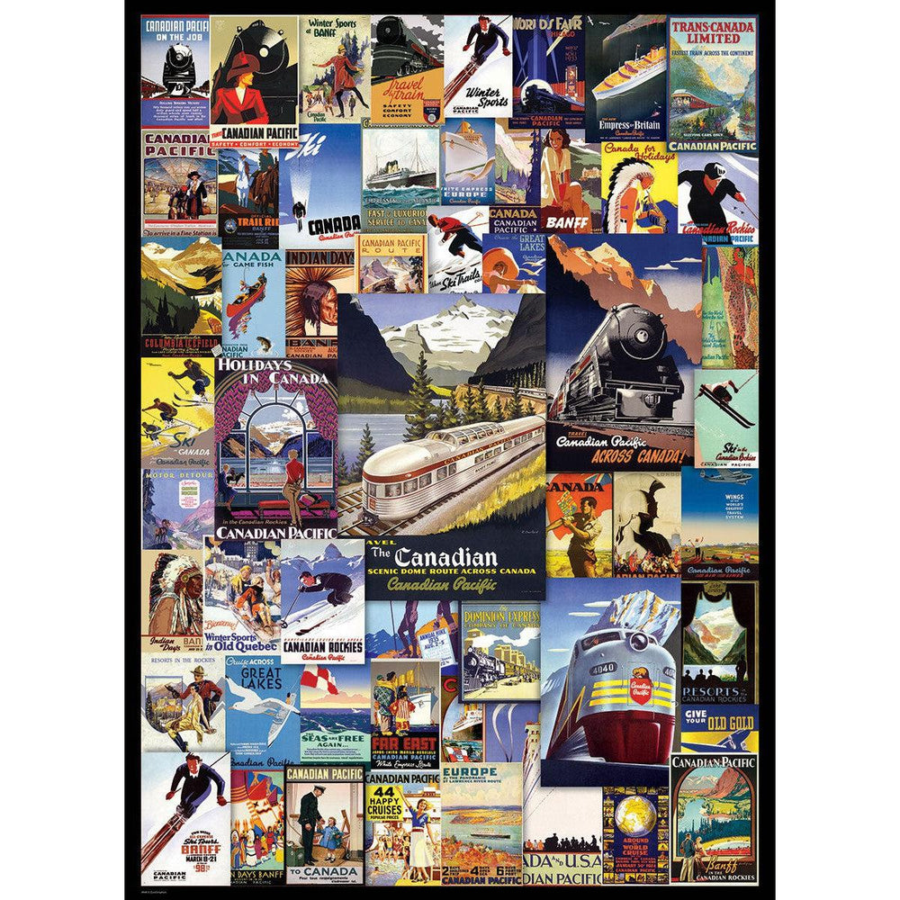 Canadian Pacific Railway Adventures 1000 Piece Jigsaw Puzzle Eurographics (ONLINE ORDER ONLY)