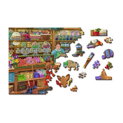 Candy Adventures 200 Piece Wood Jigsaw Puzzle Wooden City (ONLINE ORDER ONLY)