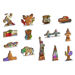 Candy Adventures 200 Piece Wood Jigsaw Puzzle Wooden City (ONLINE ORDER ONLY)