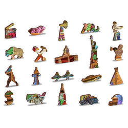 Candy Adventures 400 Piece Wood Jigsaw Puzzle Wooden City (ONLINE ORDER ONLY)