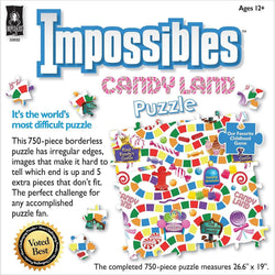Candy Land Impossibles 750 Piece Jigsaw Puzzle BePuzzled (ONLINE ORDER ONLY)