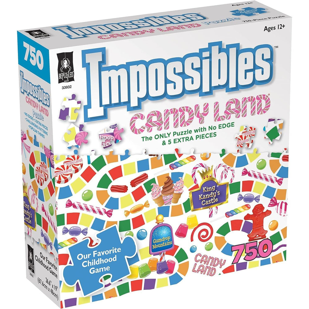 Candy Land Impossibles 750 Piece Jigsaw Puzzle BePuzzled (ONLINE ORDER ONLY)