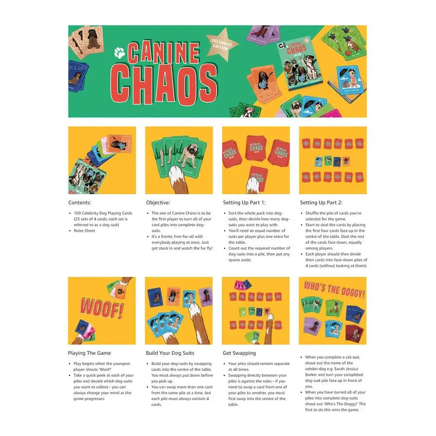 Canine Chaos Card Game Ginger Fox (ONLINE ORDER ONLY)