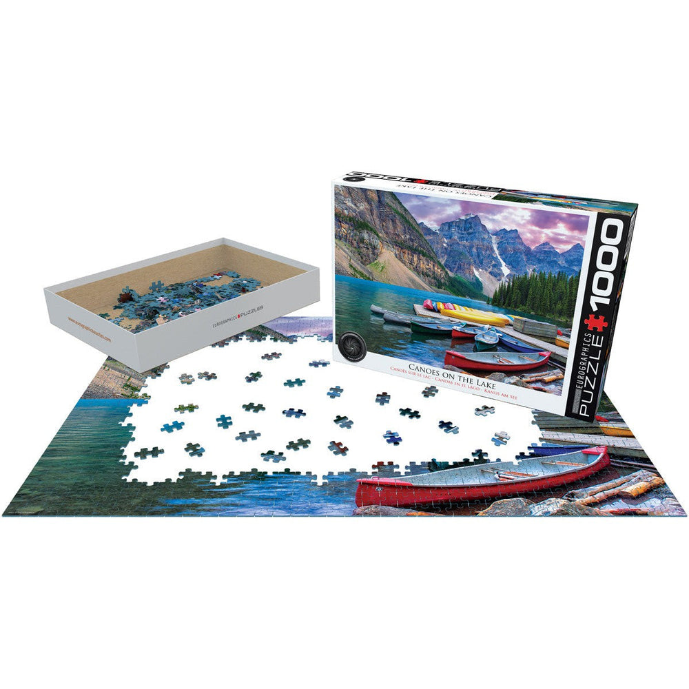Canoes on the Lake 1000 Piece Jigsaw Puzzle Eurographics (ONLINE ORDER ONLY)