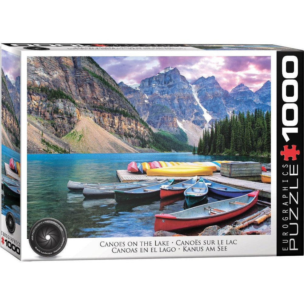 Canoes on the Lake 1000 Piece Jigsaw Puzzle Eurographics (ONLINE ORDER ONLY)
