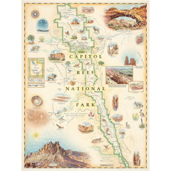 Capitol Reef National Park 1000 Piece Jigsaw Puzzle Xplorer Maps (ONLINE ORDER ONLY)