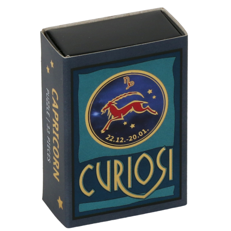 Capricorn Zodiac 33 Piece Mini Matchbox Jigsaw Puzzle Curiosi (ONLINE ORDER ONLY)