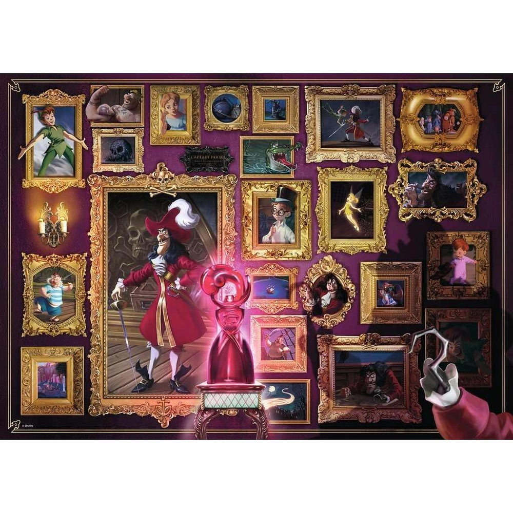 Captain Hook "Disney Villainous" 1000 Piece Jigsaw Puzzle Ravensburger (ONLINE ORDER ONLY)