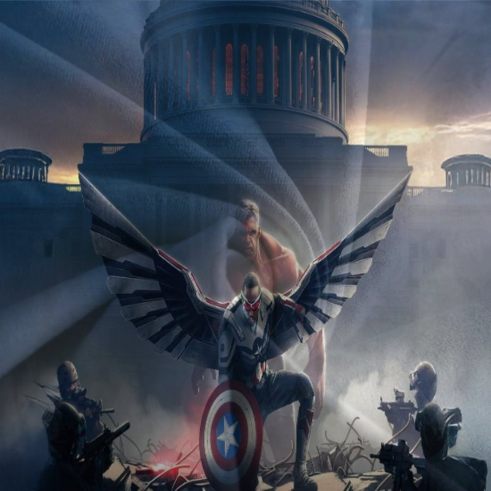 Captain America Brave New World Bedding Set Quilt Cover Without Filler (Online Order Only)