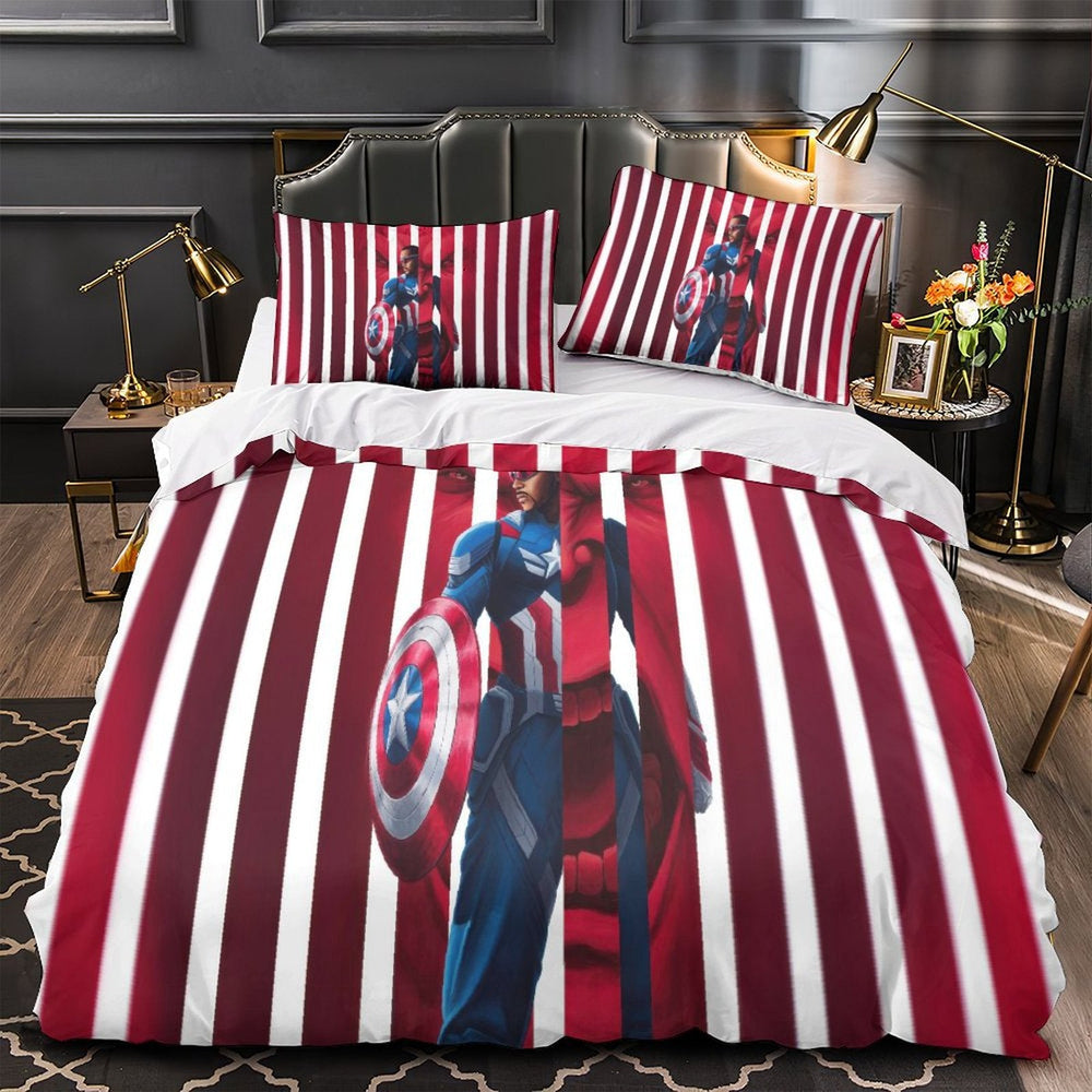 Captain America Brave New World Bedding Set Quilt Cover Without Filler (Online Order Only)