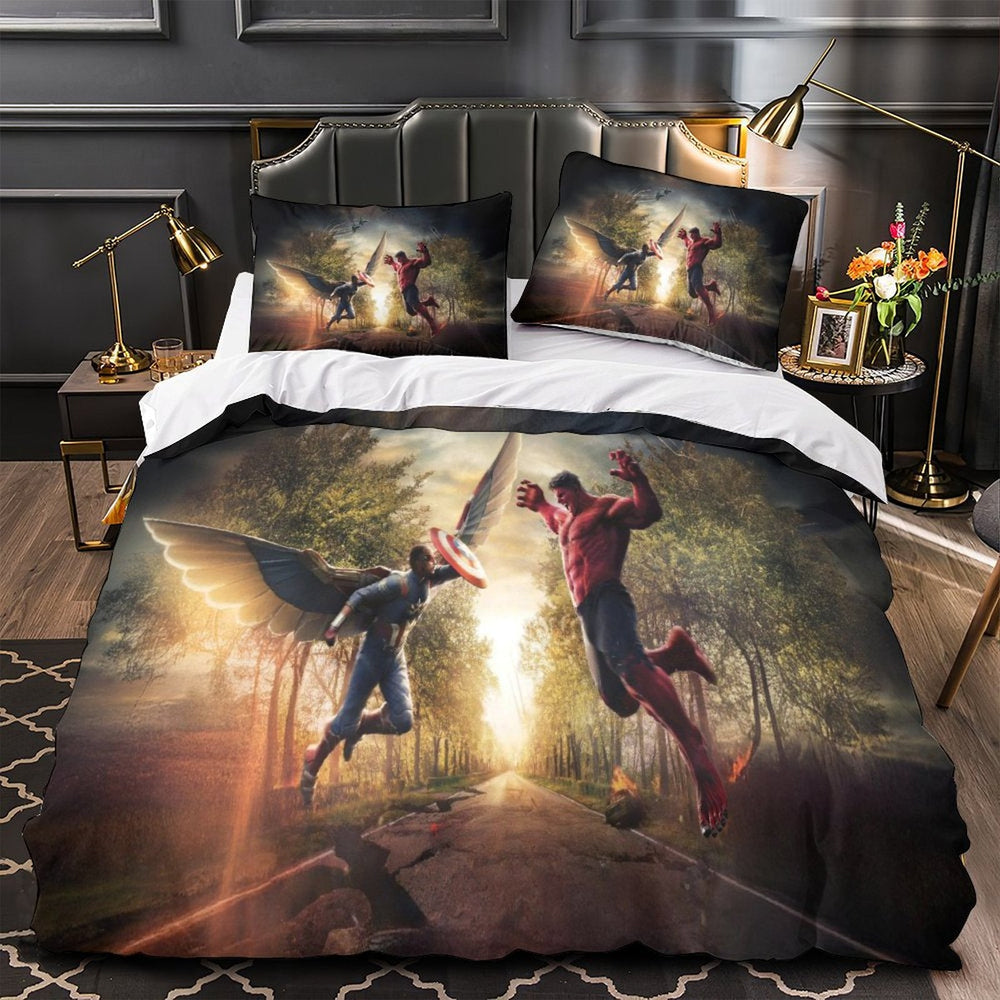 Captain America Brave New World Bedding Set Quilt Cover Without Filler (Online Order Only)
