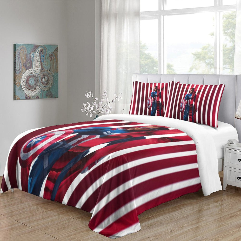 Captain America Brave New World Bedding Set Quilt Cover Without Filler (Online Order Only)