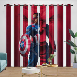 Captain America Brave New World Curtains Blackout Window Drapes (Online Order Only)