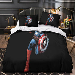 Captain America Duvet Cover Kids Room Bedding Set Without Filler (ONLINE ORDER ONLY)