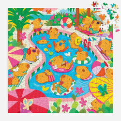 Capybara Pool Day 500 Piece Jigsaw Puzzle Mudpuppy