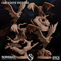 3D Printed Sordane Publishing Carcassite Beast Vulture Burrows Below 28 32mm D&D (Online Only)