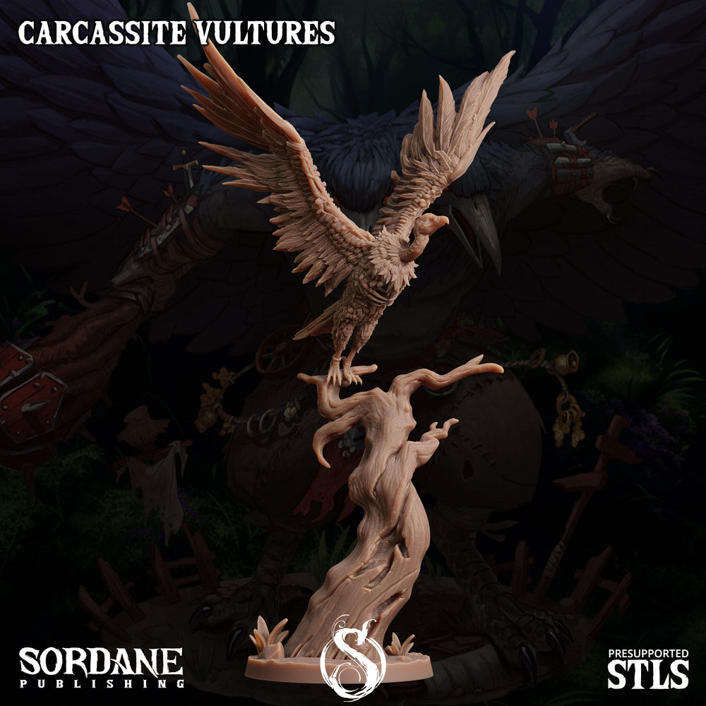 3D Printed Sordane Publishing Carcassite Beast Vulture Burrows Below 28 32mm D&D (Online Only)