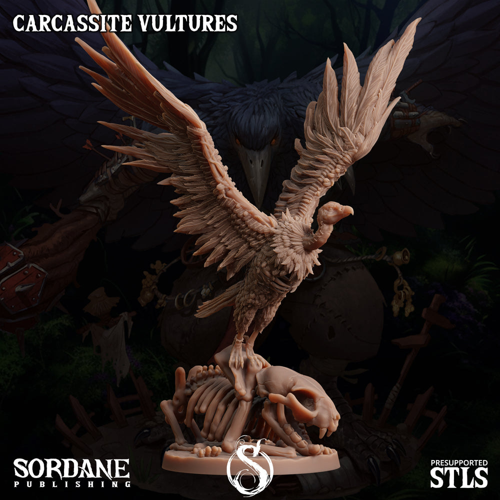 3D Printed Sordane Publishing Carcassite Beast Vulture Burrows Below 28 32mm D&D (Online Only)
