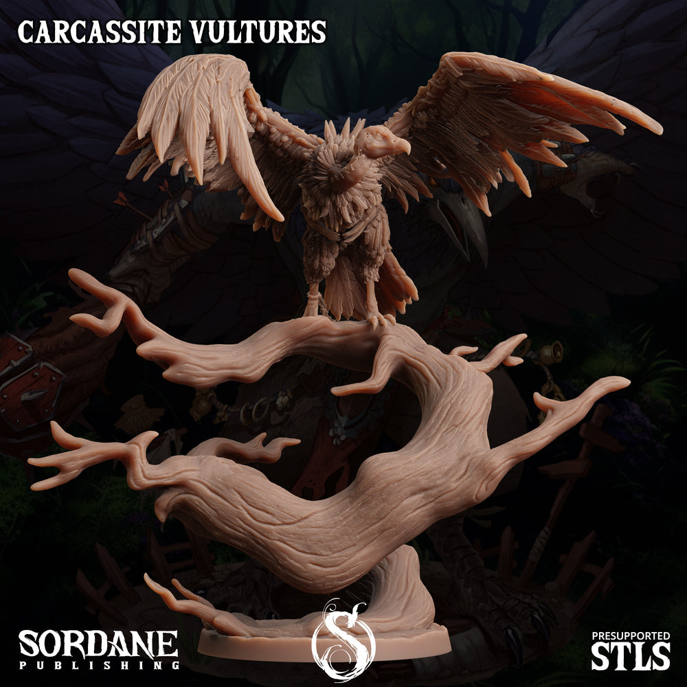 3D Printed Sordane Publishing Carcassite Beast Vulture Burrows Below 28 32mm D&D (Online Only)