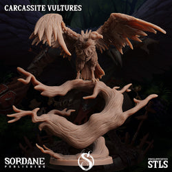 3D Printed Sordane Publishing Carcassite Beast Vulture Burrows Below 28 32mm D&D (Online Only)
