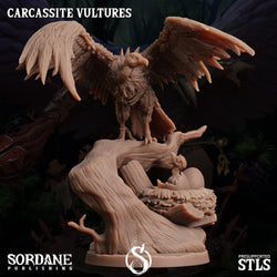 3D Printed Sordane Publishing Carcassite Beast Vulture Burrows Below 28 32mm D&D (Online Only)