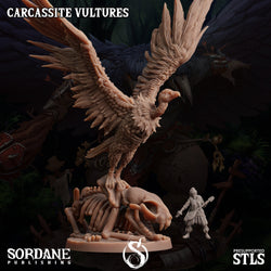 3D Printed Sordane Publishing Carcassite Beast Vulture Burrows Below 28 32mm D&D (Online Only)