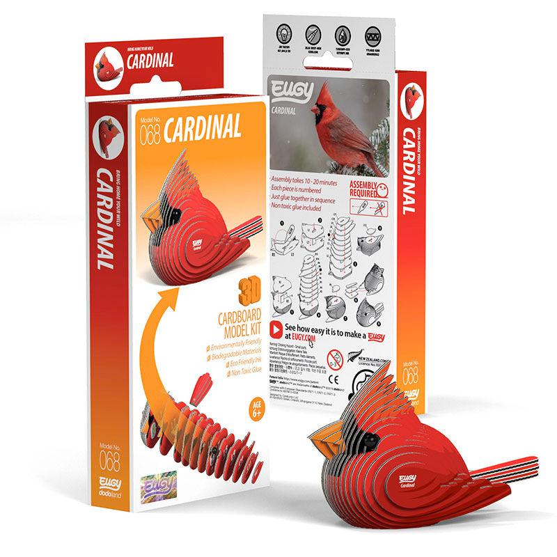Cardinal 3D Cardboard Model Kit Eugy (ONLINE ORDER ONLY)