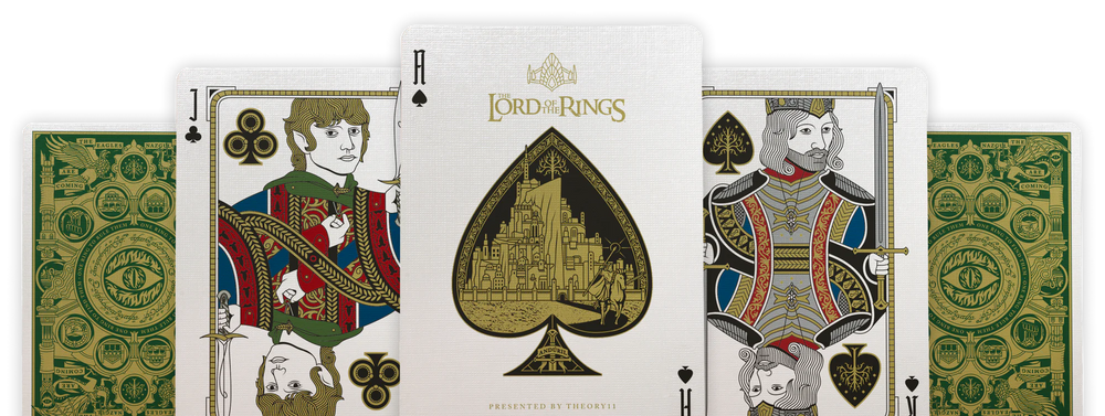 Lord Of The Rings Playing Cards by theory11 (ONLINE ORDER ONLY)