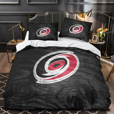 Carolina Hurricanes Bedding Set Quilt Duvet Cover Without Filler (Online Order Only)