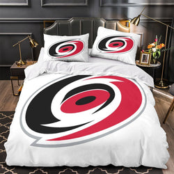 Carolina Hurricanes Bedding Set Quilt Duvet Cover Without Filler (Online Order Only)