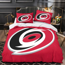 Carolina Hurricanes Bedding Set Quilt Duvet Cover Without Filler (Online Order Only)