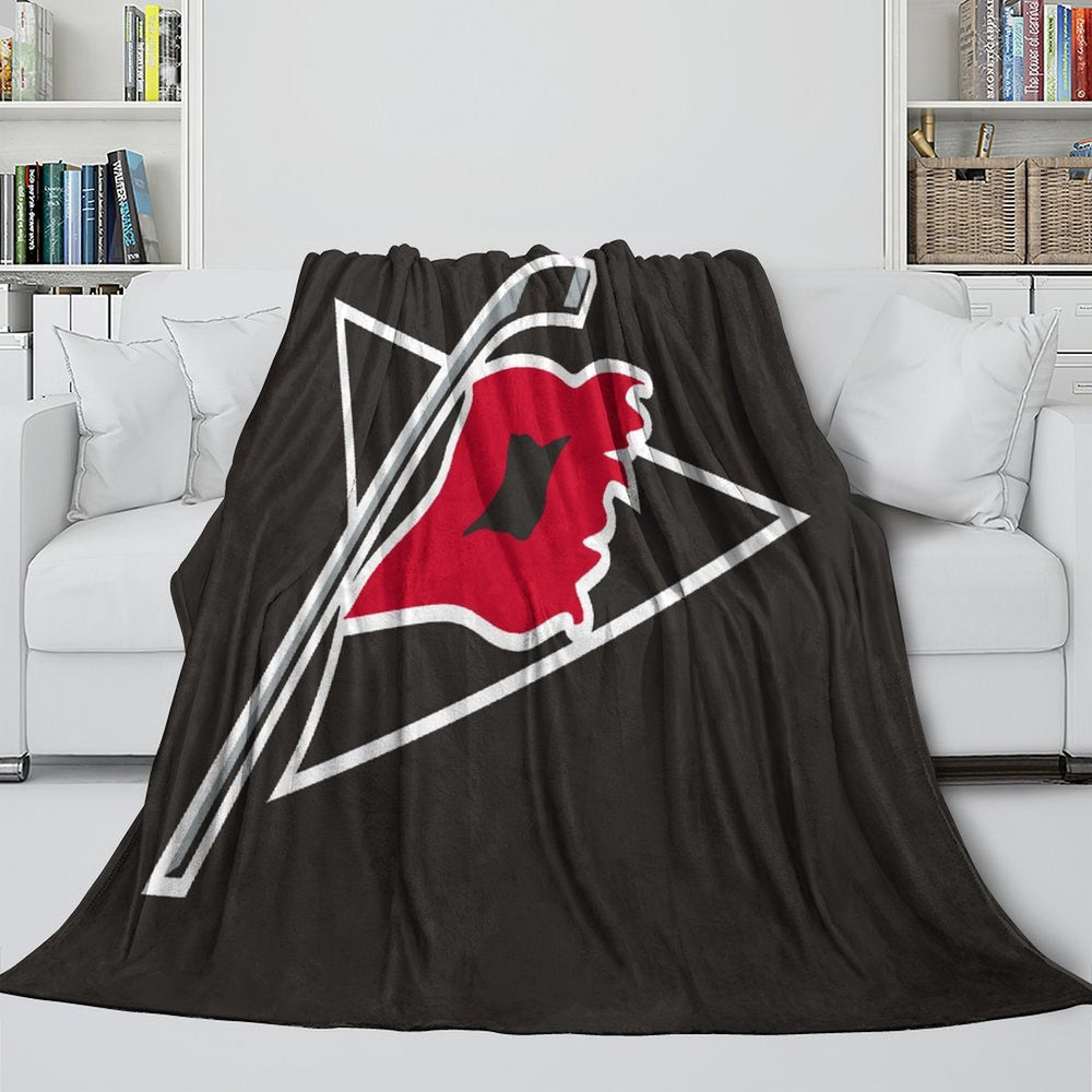 Carolina Hurricanes Blanket Flannel Throw Kids Room Decoration (Online Order Only)