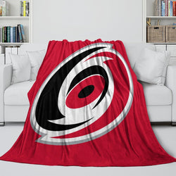 Carolina Hurricanes Blanket Flannel Throw Kids Room Decoration (Online Order Only)