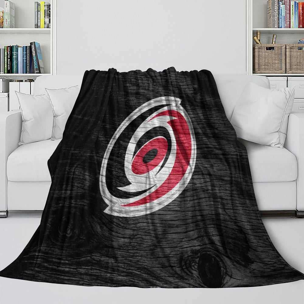 Carolina Hurricanes Blanket Flannel Throw Kids Room Decoration (Online Order Only)