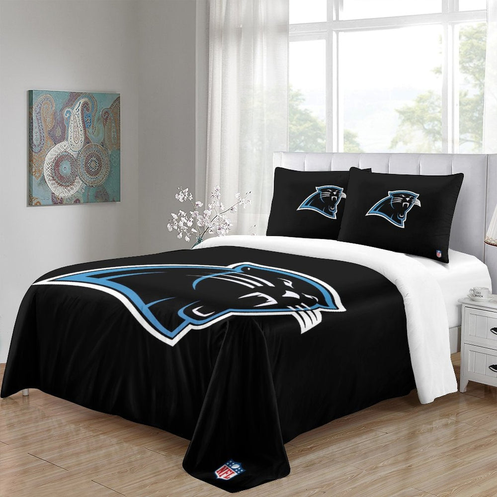 Carolina Panthers Bedding Set Duvet Cover Without Filler (Online Order Only)