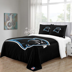 Carolina Panthers Bedding Set Duvet Cover Without Filler (Online Order Only)