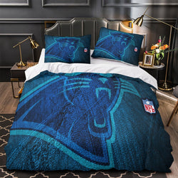 Carolina Panthers Bedding Set Duvet Cover Without Filler (Online Order Only)