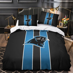 Carolina Panthers Bedding Set Duvet Cover Without Filler (Online Order Only)