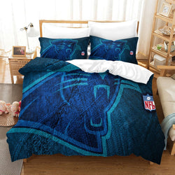 Carolina Panthers Bedding Set Duvet Cover Without Filler (Online Order Only)