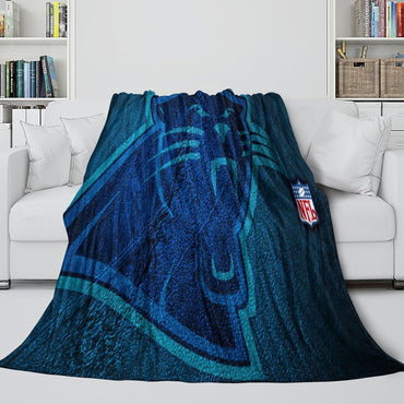 Carolina Panthers Blanket Flannel Fleece Throw Room Decoration (Online Order Only)