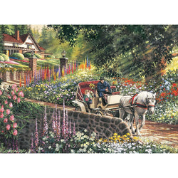 Carriage Ride 275 Large Piece Jigsaw Puzzle Cobble Hill (ONLINE ORDER ONLY)